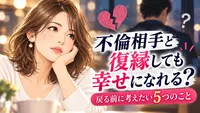 不倫相手と復縁しても幸せになれる？戻る前に考えたい5つのこと