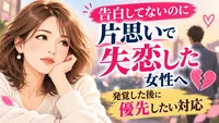 告白してないのに片思いで失恋した女性へ｜諦めきれない気持ちの整理方法とは？