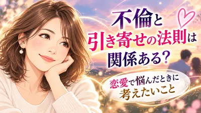 不倫と引き寄せの法則は関係ある？恋愛で悩んだときに考えたいこと